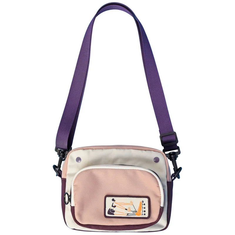 

Null bag 2020 new roller girl theme color matching messenger bag