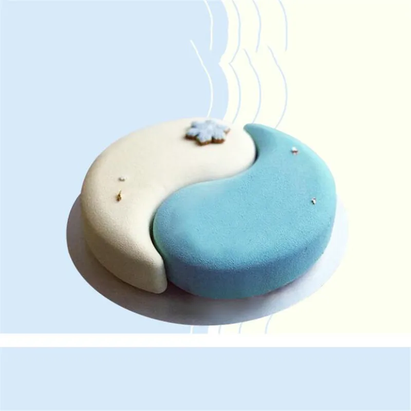 

Gossip Shape Silicone Mousse Cake Silicone Molds DIY Fondant Cake Baking Tools Handmade Pastry Bread Tray Cake Tools