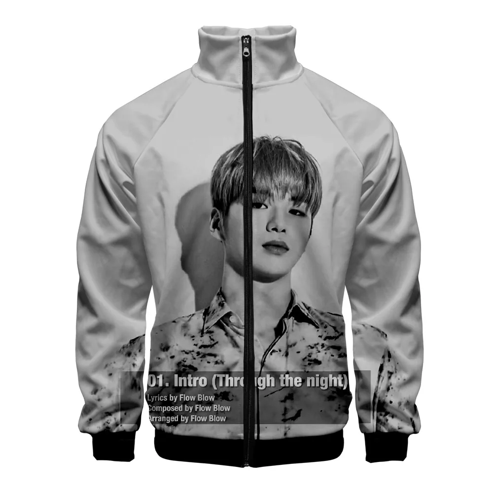 Женская куртка с воротником-стойкой Kang Daniel Повседневная модная спортивная