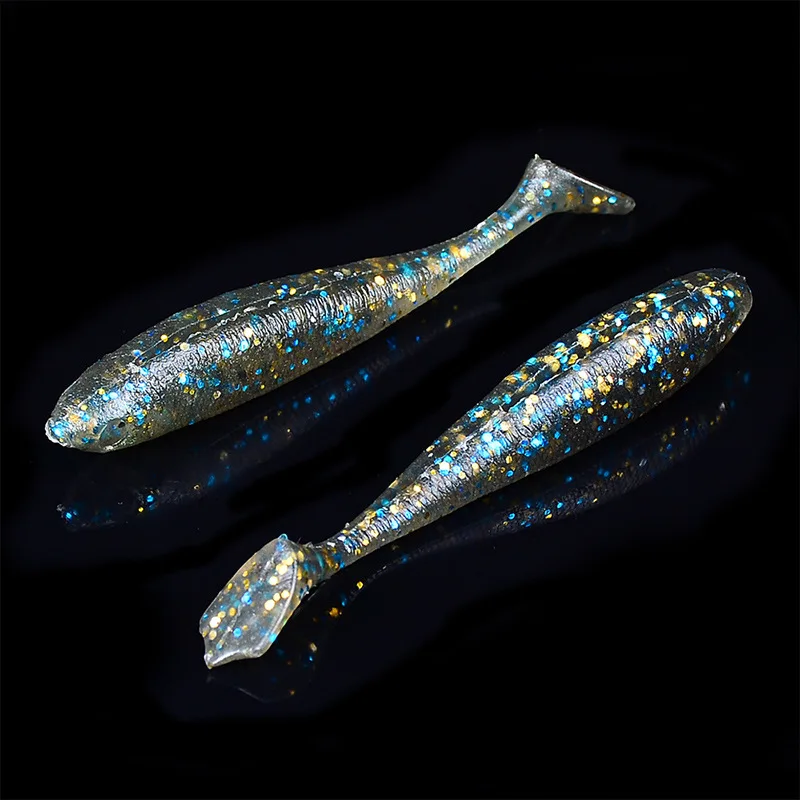 JACKFISH, 10 шт./лот, мягкие приманки, 7 см/2 г, 10 см/6 г, ручная работа, Т-образный хвост, запах соли, силиконовая приманка в виде мухи, вобберы для ловли карпа, приманки, рыболовные снасти