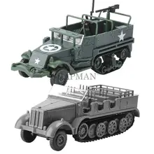 1/72 США M3 полу трек бронированный грузовик пластиковый сборный