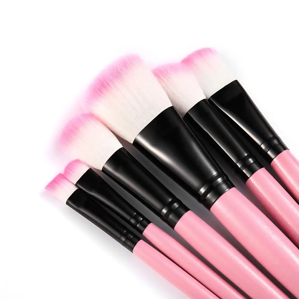 Набор кистей для макияжа 24 шт. розовая кисть основы Тени век мягкая Кисть