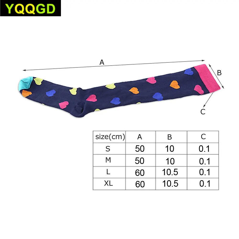 1Pair Compression stockings High Quality Outdoor Sport Various patterns Comfortable For Women Girls | Красота и здоровье