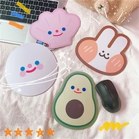 yisuremia cute avocado clouds smiles antiskid desk mat mouse pad computer accessories rubber mat kawaii school office stationery
