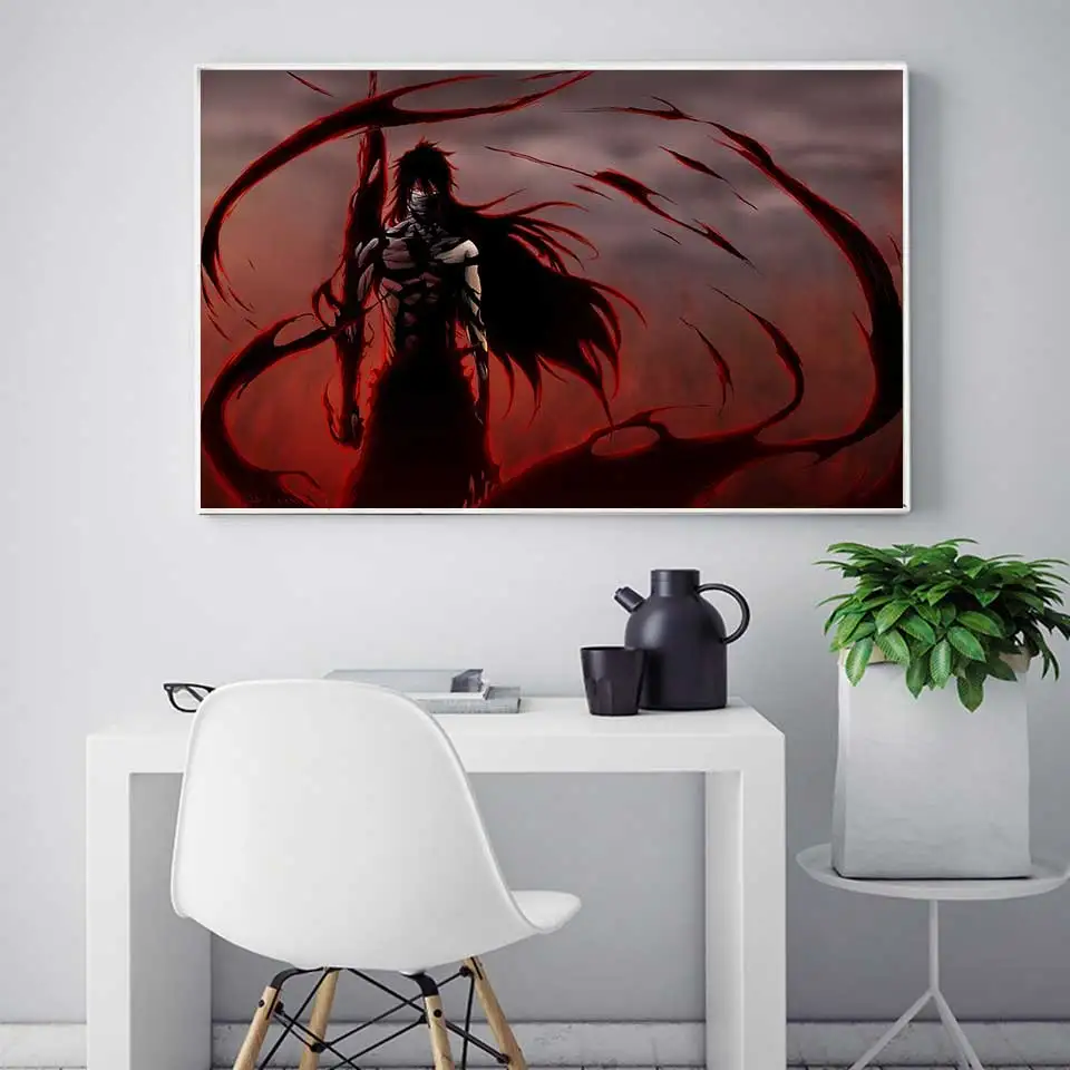 Ho Bleach Kurosaki плакат &quotИчиго&quot японское аниме настенное художественное украшение