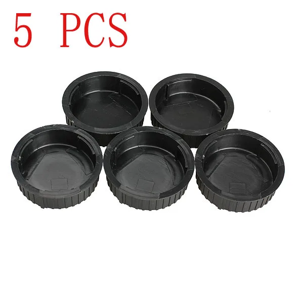 5 шт. задняя крышка для объектива Кепки чехол с защитой от царапин защита пыли