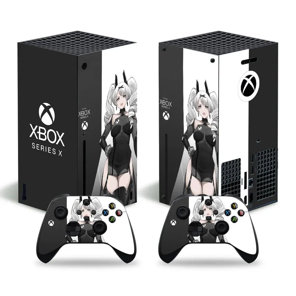

Новинка стильная наклейка Xbox наклейка для консоли Xbox серии X и 2 контроллеров Xbox серии X наклейка Viny 5