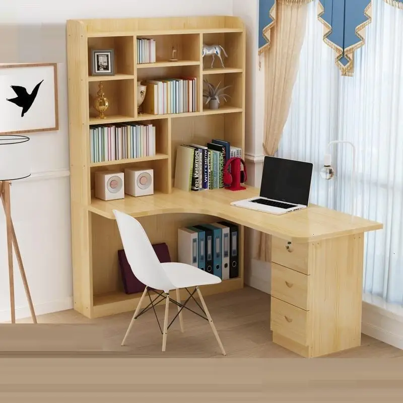 Tabolo маленькая офисная мебель Schreibtisch Escritorio поднос для кровати винтажный деревянный Mesa прикроватный компьютерный стол с книжным шкафом