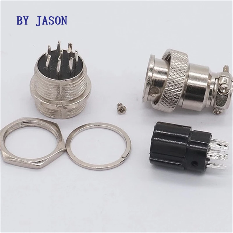 2 шт. GX12 2/3/4/5/6/7 Pin Мужской + Женский 12мм L88-93 Круглый авиационный разъем для панели соединителя проводов с пластиковой крышкой.