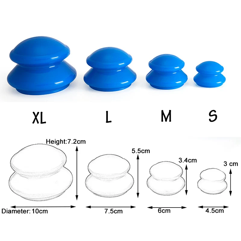 

Vacuum Cans Suction Cups Massage Anti Cellulite Vacuum Cupping Facial Body Lifting Chinese Therapy Massages Health Care Cup Set