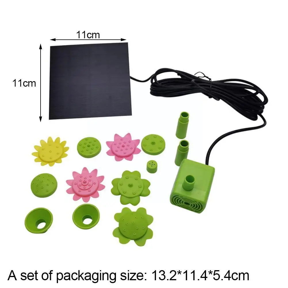 

Solar Fountain Leaf Shaped Solar Fountain Garden Outdoor Decoration Landscape O9I9