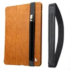 Чехол из искусственной кожи и микрофибры, чехол, сумка для iPad Pro, 9,7 дюйма, карандаш Apple, шариковая ручка iPencil, держатель для сенсорного экрана