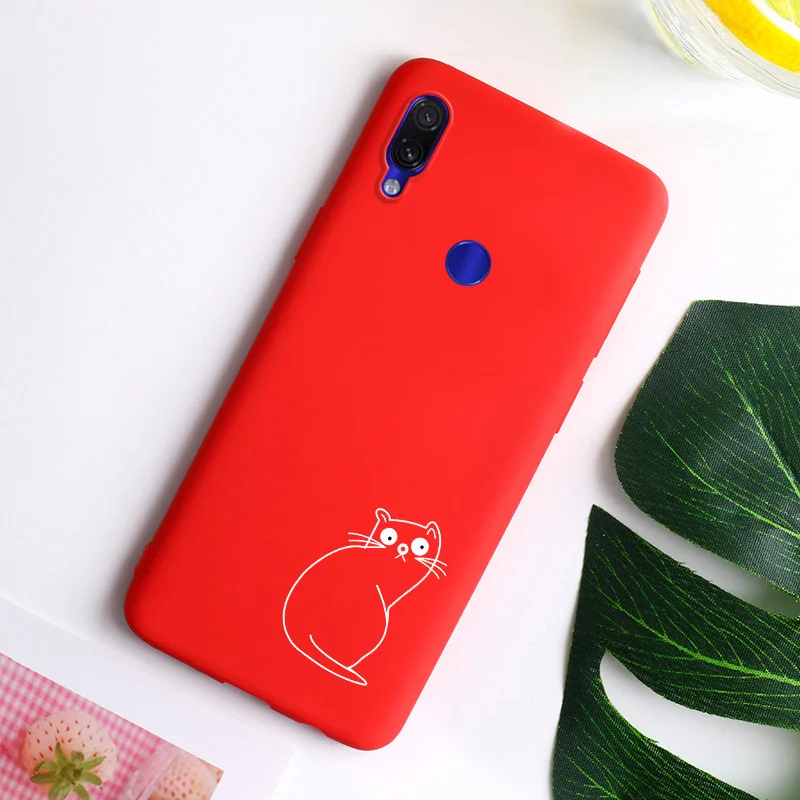 Силиконовый чехол с 3d-изображением конфет для Xio mi Red mi Note 8T 8 7 6 5 Pro 8A 7A 6A S2 чехол для Xio mi 9 Lite A3 A2 A1 Play 8 SE mi 9T Capa - Цвет: RedI045