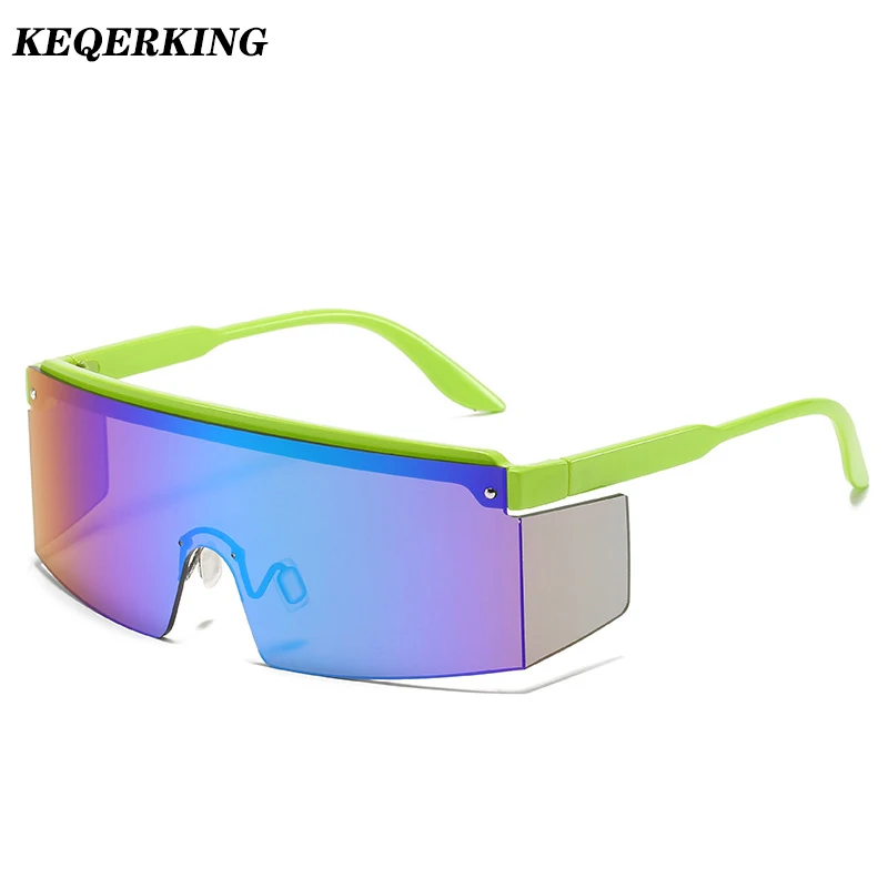 Негабаритные защитные очки солнцезащитные для мужчин женщин 2020 фирменный дизайн