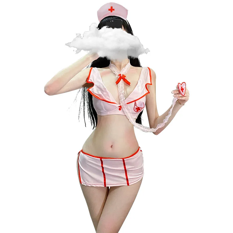 Hot Babydoll Erotic Japanese Lingerie Sexy Women Nurses Cosplay Porno Nurse Uniform Temptation Sex Play Costume |