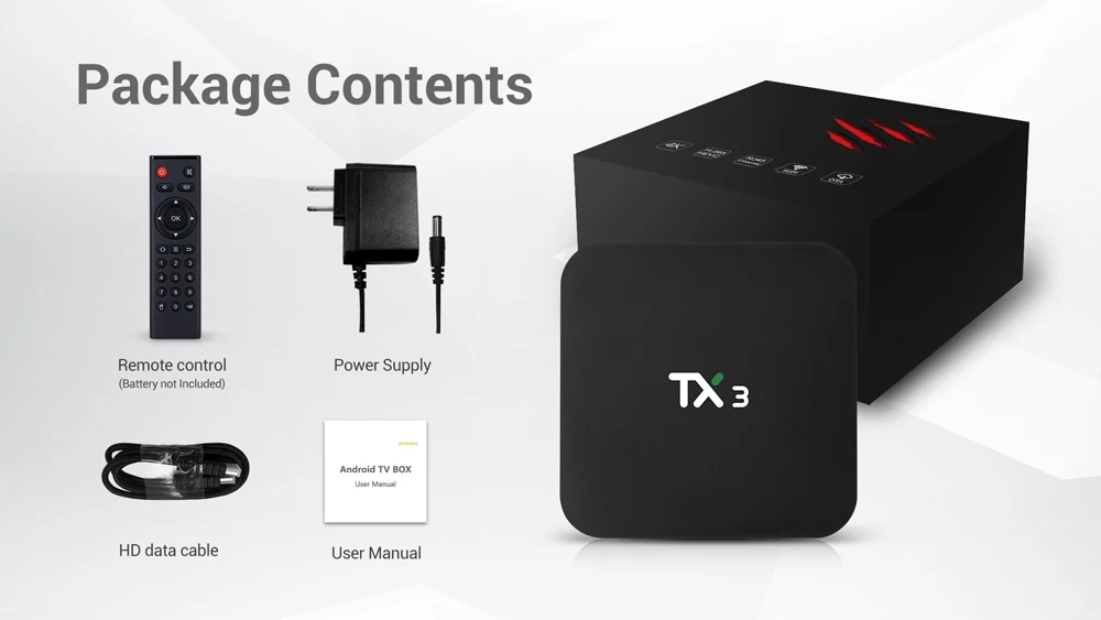 TX3 Android 9,0 ТВ приставка Amlogic S905X3 4 Гб 64 Гб 8K 2,4G 5G Wifi Bluetooth Youtube HDR Google Play Netfilx телеприставка