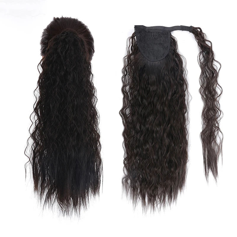 AILIADE 11 цветов длинный волнистый конский хвост удлинитель для Женщин