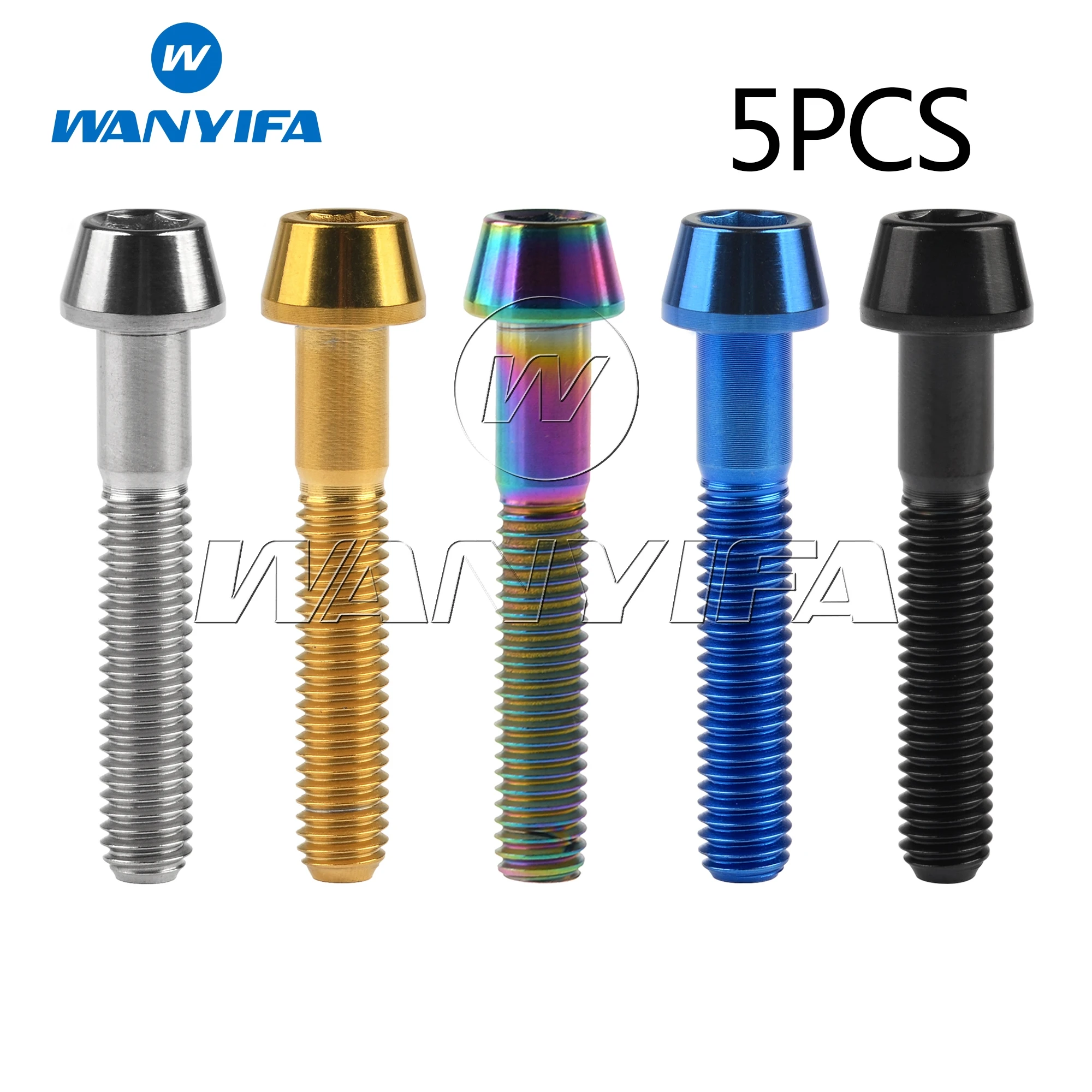 Титановый &quotWanyifa&quot болты M6x35mm шестигранный винт для подключения гарнитуры