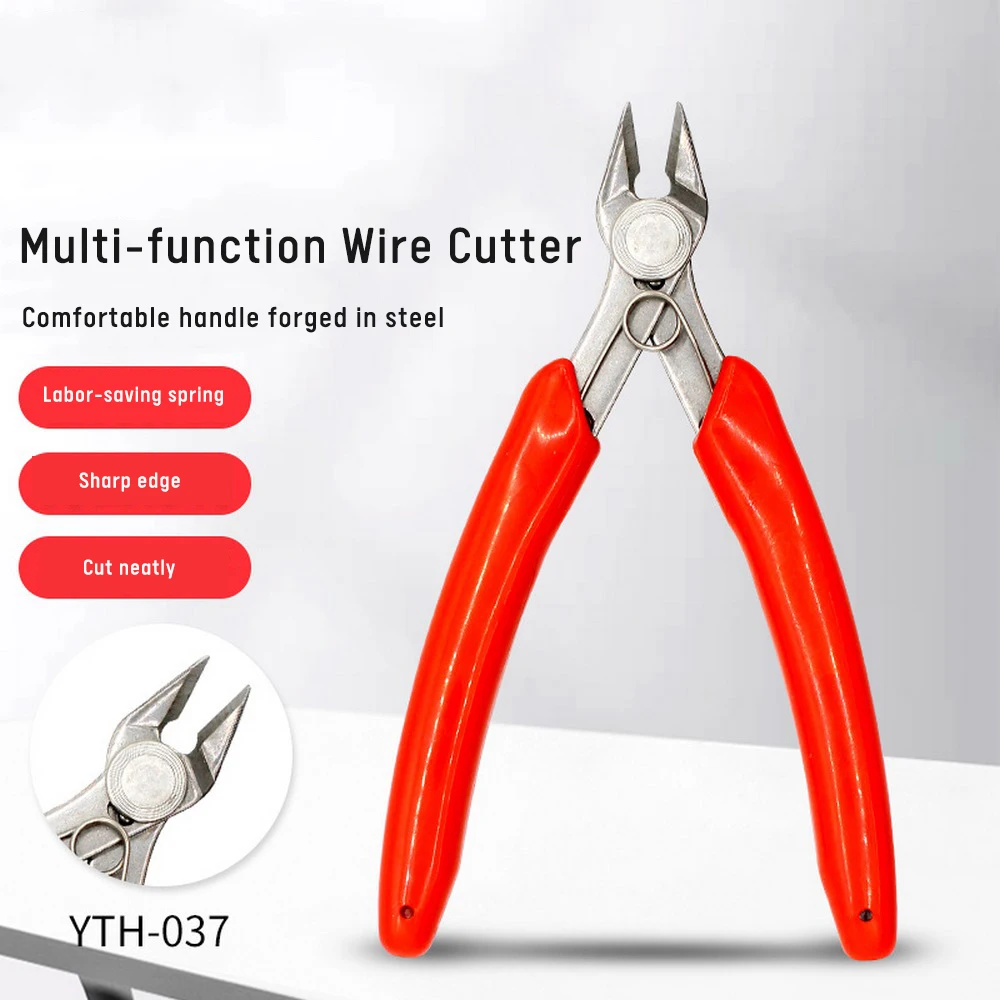 

Mini Diagonal Pliers Stainless Steel Cable Cutting Pliers Tweezers Pliers Wire Cutter Trimming Scissors Embedded Hand Tools