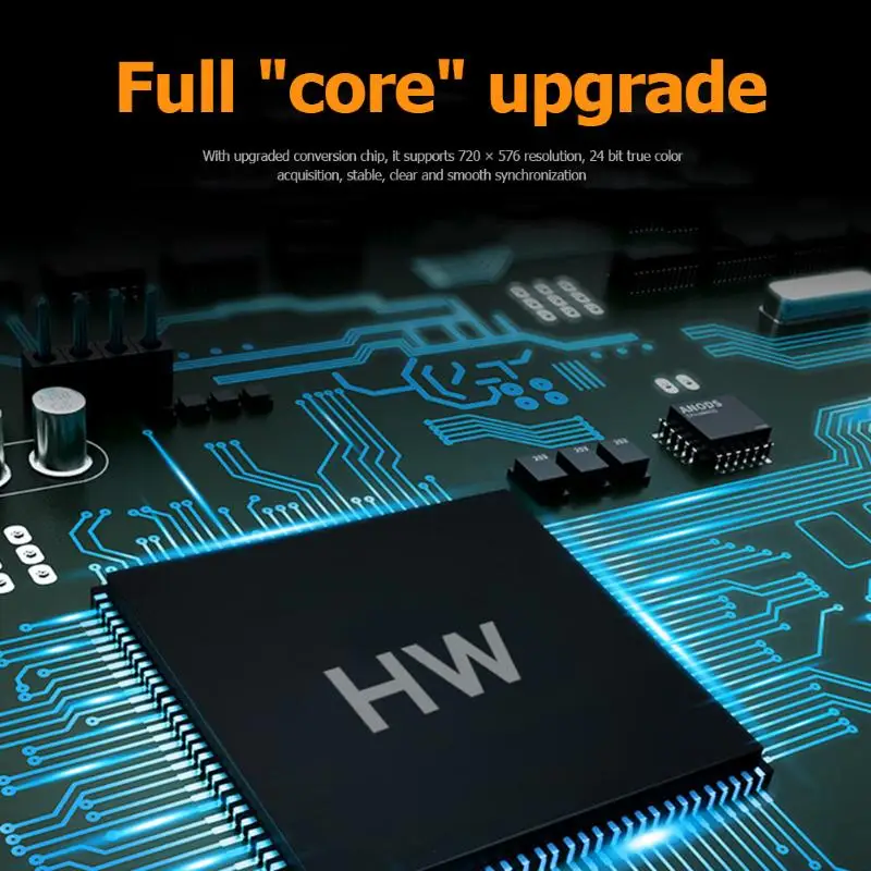 HW-1401 USB2.0 адаптер для видеосъемки с достаточной прочностью и ТВ-тюнер RCA аудио