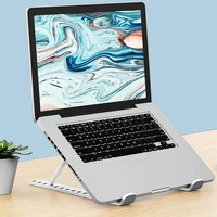 portable laptop stand adjustable notebook stand for macbook pro aluminium foldable laptop holder base vertical notebook support