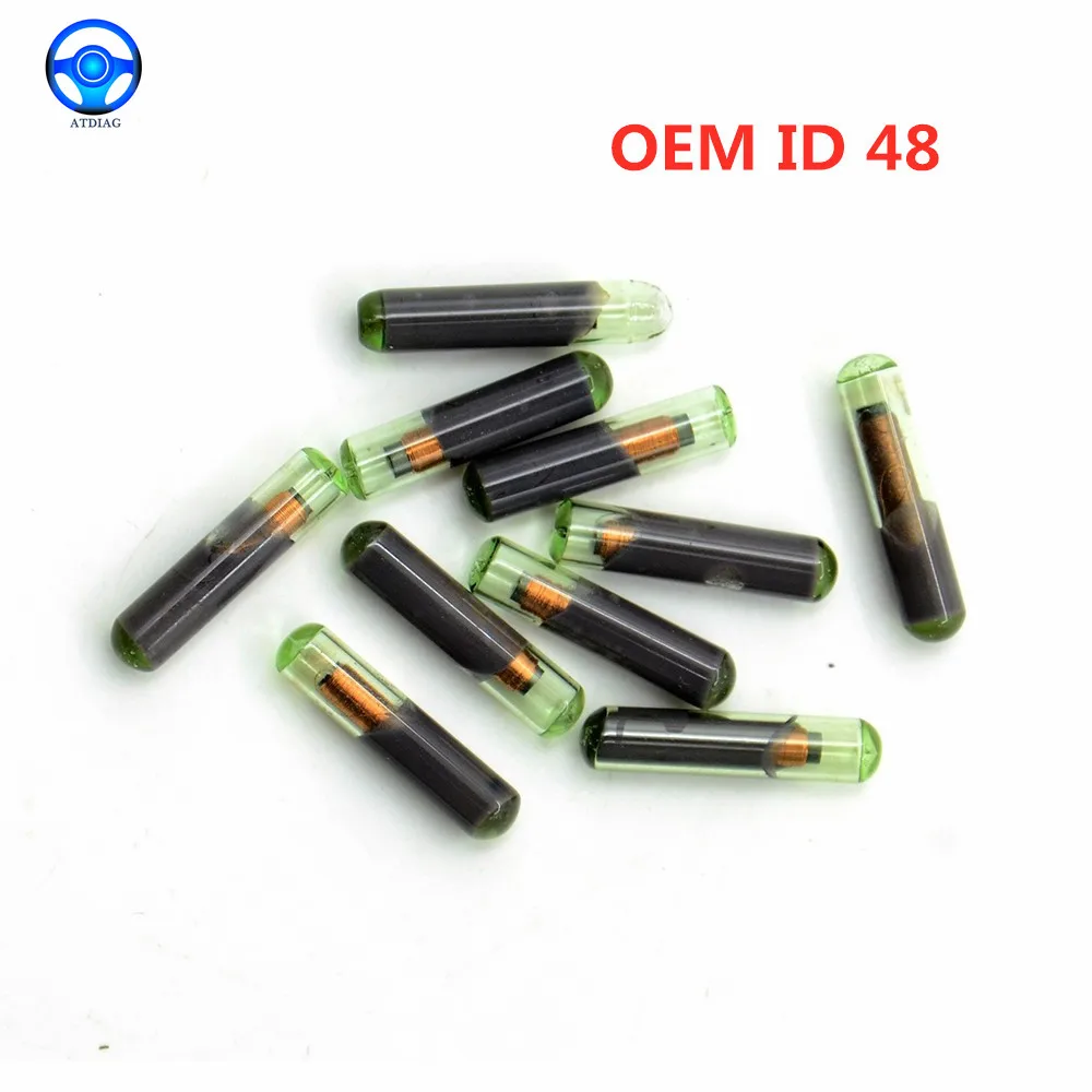 

20pcs/lot Lowest Price 1pcs ID48 ID 48 Glass Transponder Chip High Quality,key transponder chip id48 crypto chip