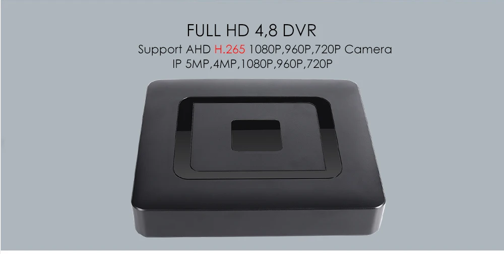 Новейший 8 канальный H.265 AHD DVR AHDH 1080P CCTV 8CH мини Гибридный HDMI Поддержка