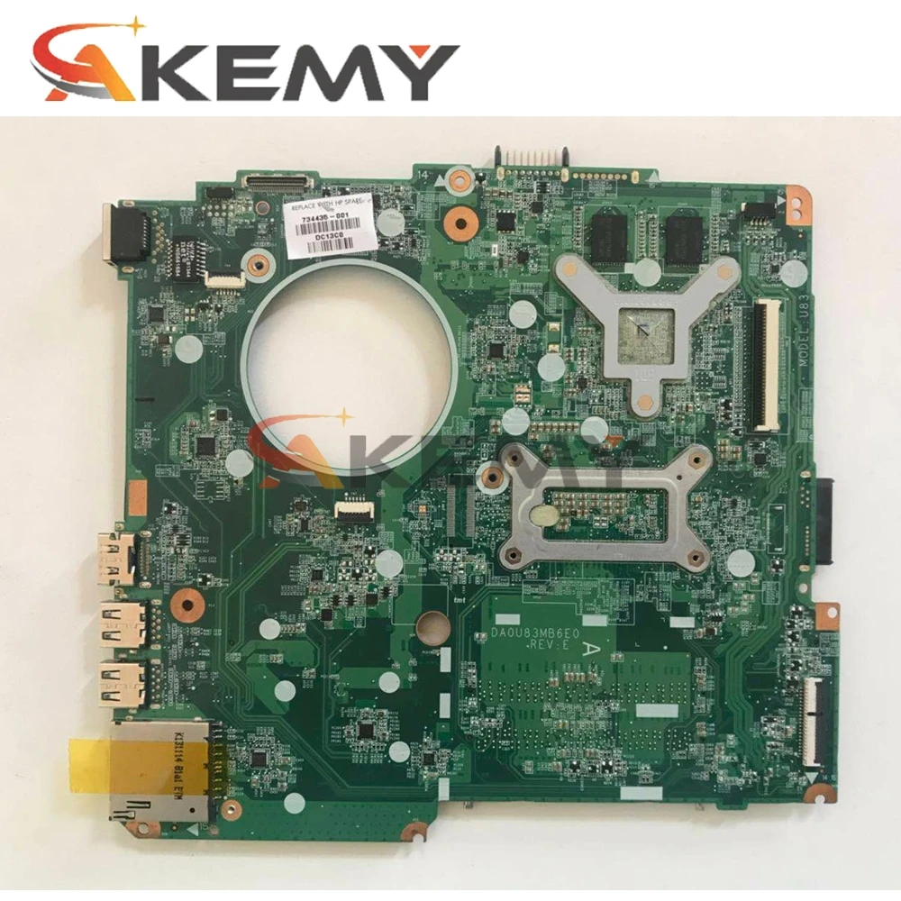 

For HP 14-N Laptop Motherboard 756192-501 757158-501 With HD 8670M/2GB GPU i5-4200U CPU DA0U83MB6E0 MB 100% Tested Fast Ship
