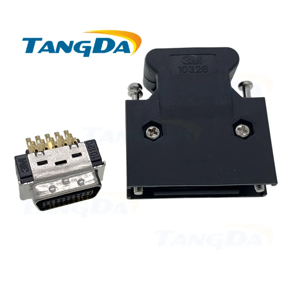 Серводвигатель scsi 20P 10320-52AO-008 10120-3000 PE SCSI-20P YDM30200100 10320 10120 20pin CNC I/O оригинал A