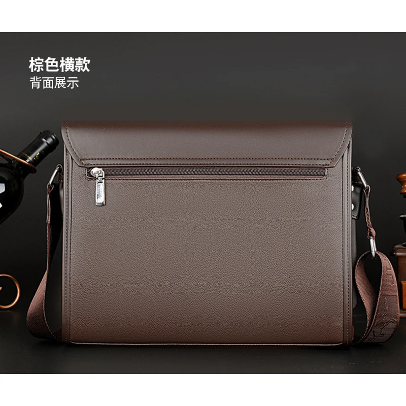 business cross body for men messenger shoulder crossbody bag handbag male vintage office work satchel bolsas 2020 black hit side free global shipping