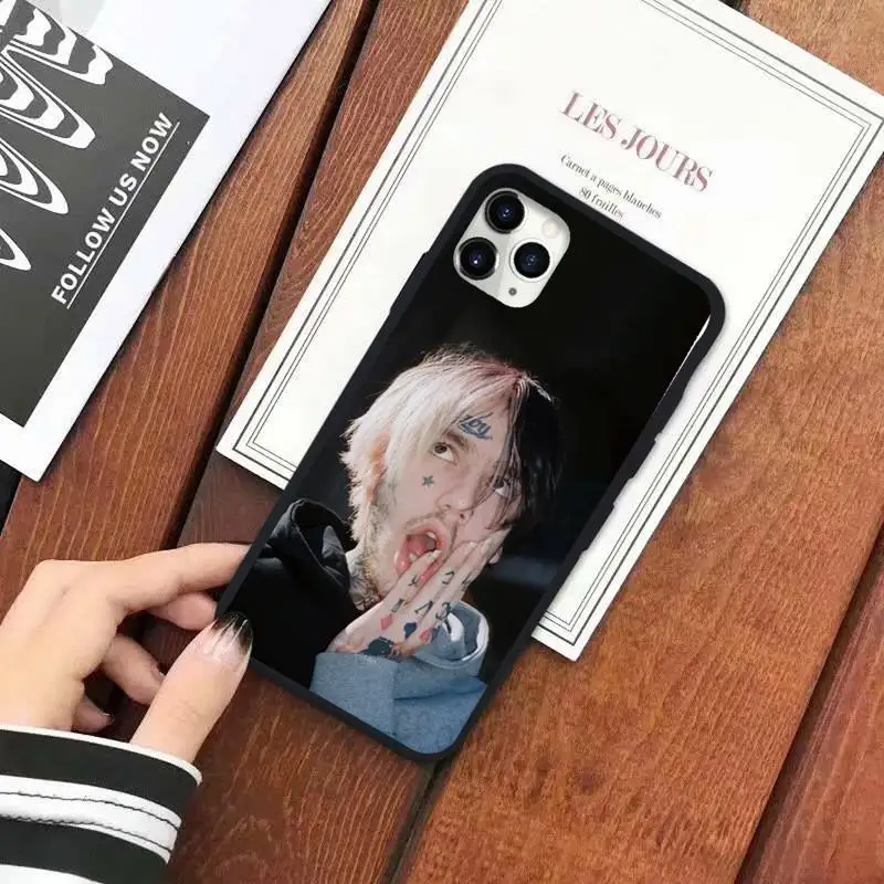 

Lil Peep famous singer luxury brand shell Phone Case for iPhone 11 12 pro XS MAX 8 7 6 6S Plus X 5S SE 2020 XR