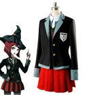 Костюм для косплея Danganronpa V3 Himiko Yumeno, школьная форма для девочек, женский наряд, парик, юбка, костюм, куртка + рубашка + шляпа C126K219