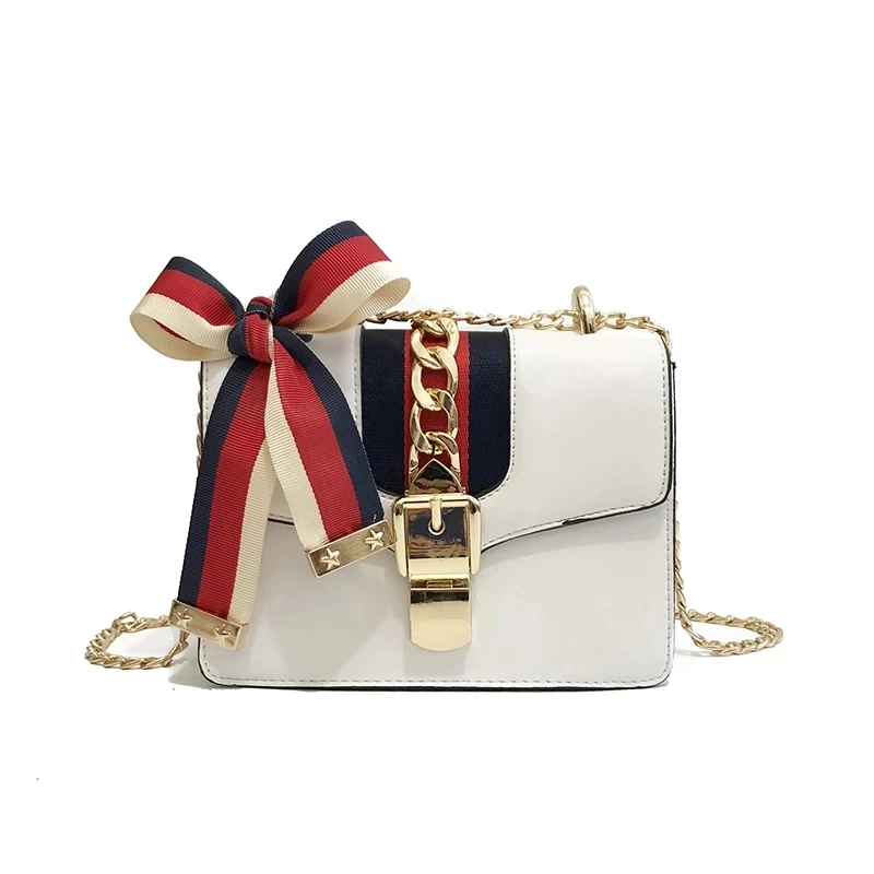 JUILE Новая женская модная декоративная сумка через плечо с лентами стильная