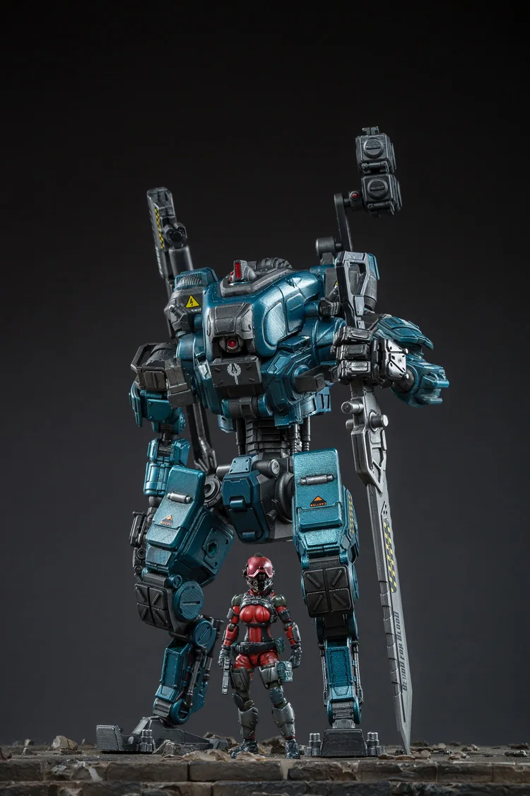 JOYTOY 1:25 фигурка робота военный Бог войны 86 Серебряная модель куклы Mecha high