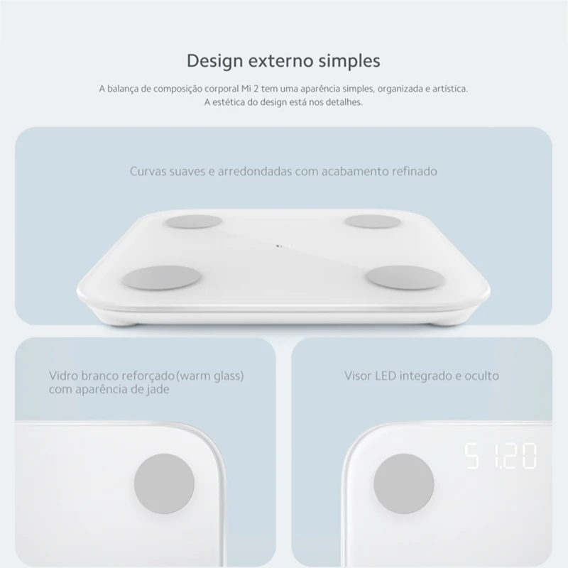 

Original Xiaomi Mi Smart Body Fat Composition Scale 2