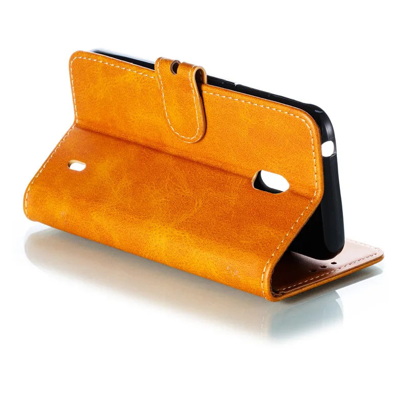 Чехол бумажник с откидной крышкой для Nokia 2 силиконовый мягкий чехол из ТПУ 2019 TA 1188