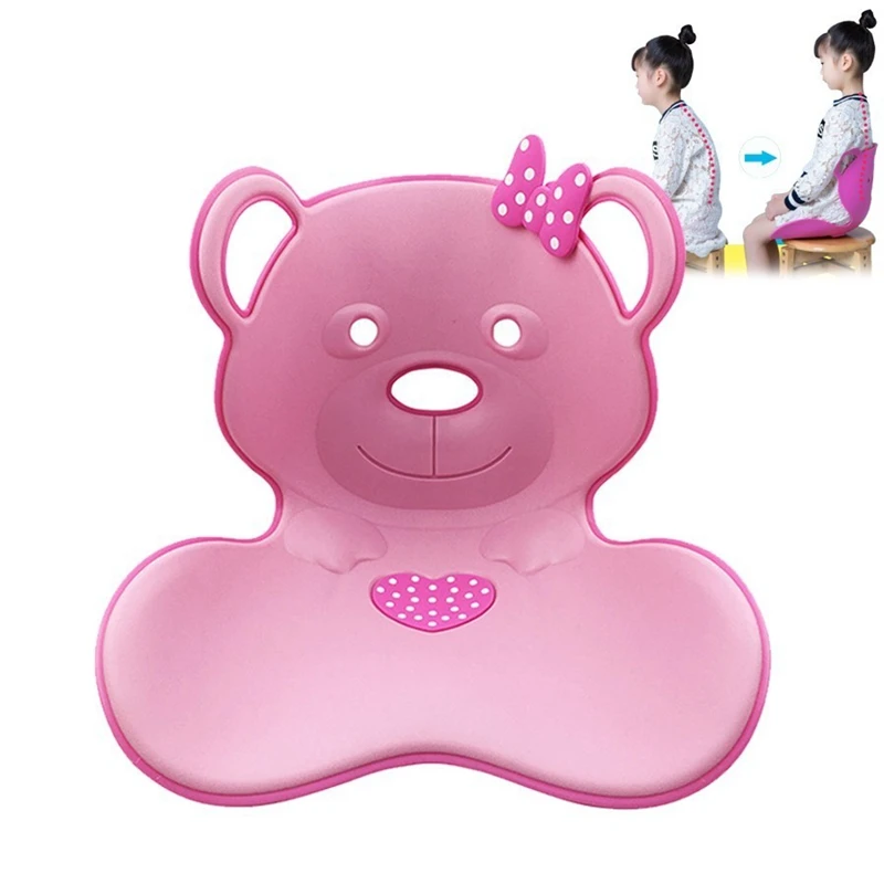 

New Correct Sit Posture Waist Back Brace Support Vertebra Straightener Children Chair Ergonomic Design Health Care Blue