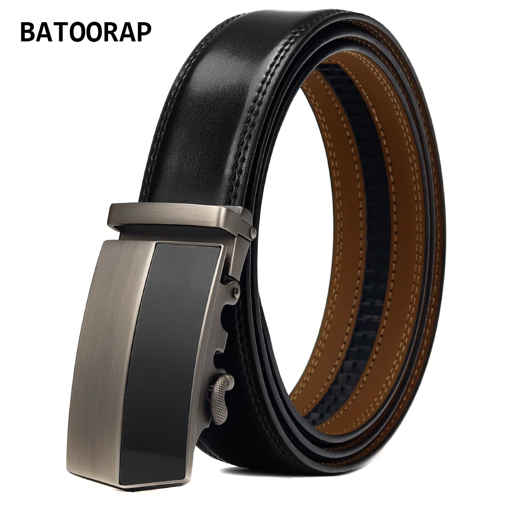 Мужские ремни BATOORAP из натуральной кожи дизайнерские Роскошные повседневные