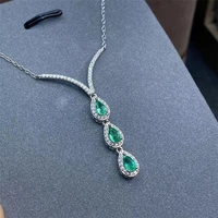 mdina vintage 925 silver emerald pendant for wedding 100 natural jewelry luxury jewelry designers