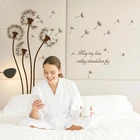 Самоклеящиеся наклейки на стену, средний размер, Одуванчик, Защита окружающей среды, сделай сам, для спальни, гостиной, комнаты подростка, украшение для стен