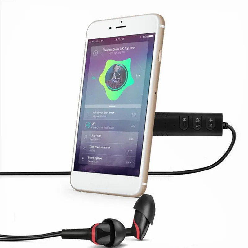 Мини 3 5 мм Jack Bluetooth свободные руки для автомобиля Музыка Аудио приемник адаптер
