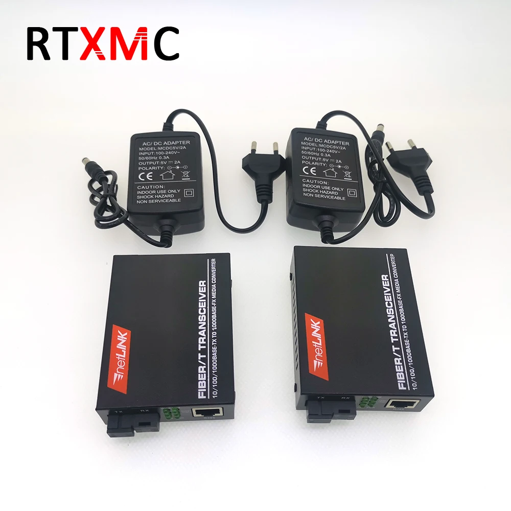 1 пары HTB GS гигабитный волоконно оптический медиаконвертер 10/100/1000 Мбит/с