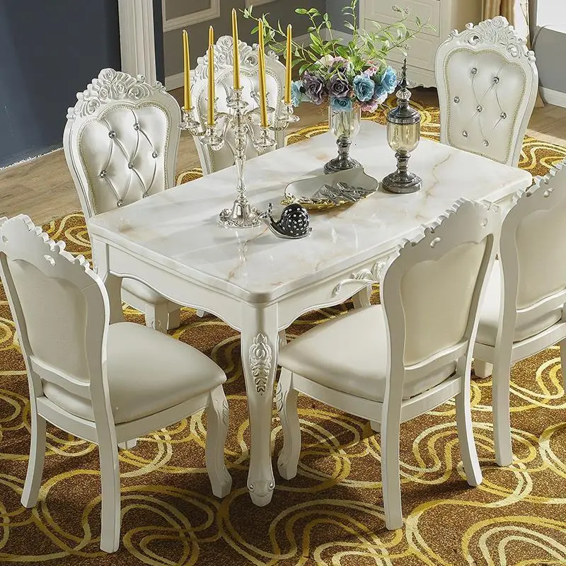 Masa Sandalye Sala De Jantar Esstisch Tafel Redonda Eettafel Tisch обеденный набор европейский стол