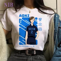 harajuku kawaii print tees seiin high school boys volleyball team anime t shirt women gothic punk oversized womenmens t shirts