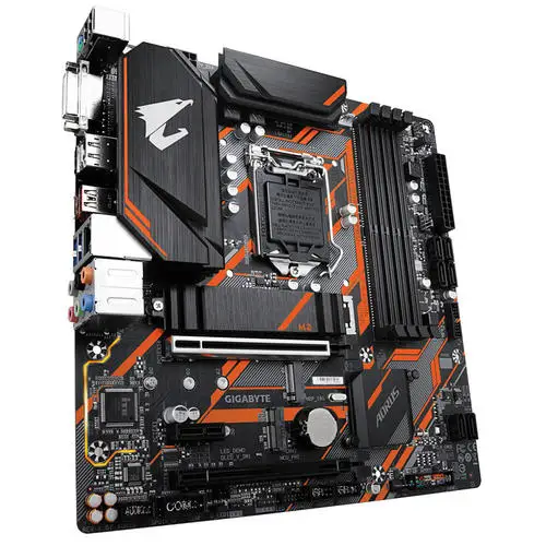Материнская плата Gigabyte B360M AORUS PRO LGA 1151 DDR4 64 Гб USB2.0 USB3.1 DVI HDMI б/у | Компьютеры и офис