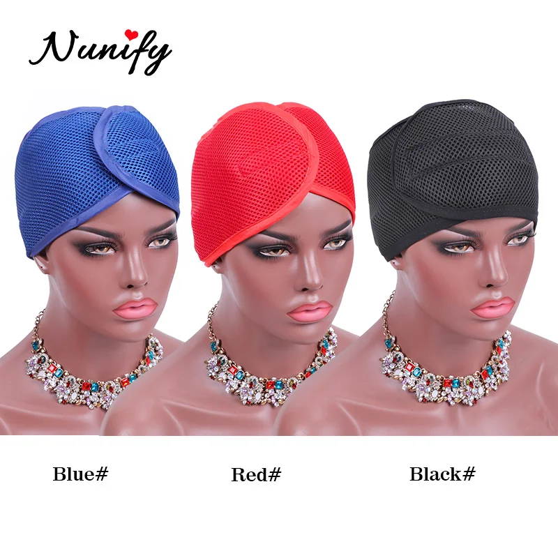 Nunify New Fashion Unisex Luxury Adjustable Double Foam Mesh Head Wrap Headband Hair Bands For Women Hair Accessories