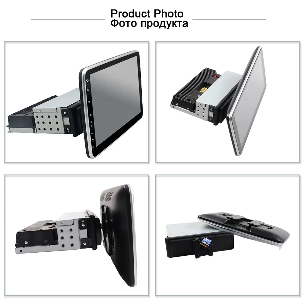 Universal 9&quot 1 Din Car Radio Android 9.1 car Multimedia GPS BT WiFi with 360 Up/Down Degree Rotatable Screen MP5 Player 2G 32G |