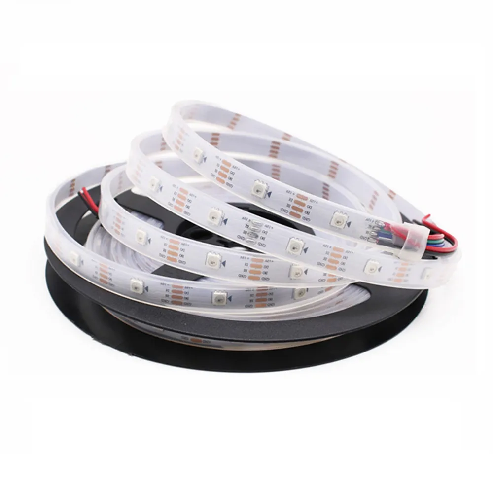 Ws2815 DC12V RGB светодиодный светильник индивидуально адресуемый IP30 IP67 5 м 30 S 60