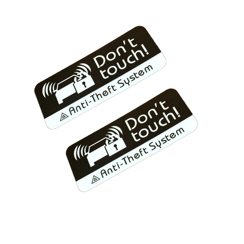 

5x2 см, 2 шт., предупреждение о мотоцикле, не сенсорная GPS противоугонная система, наклейки на окна автомобиля для Suzuki, наклейки