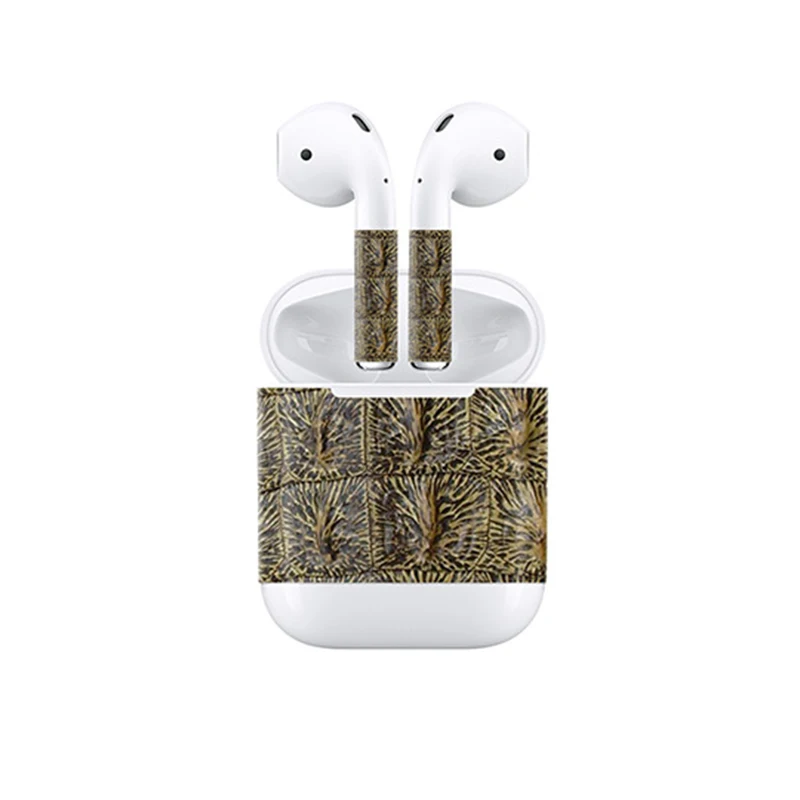 2018 индивидуальный дизайн виниловая пленка для Apple AirPods скины защитные обертки